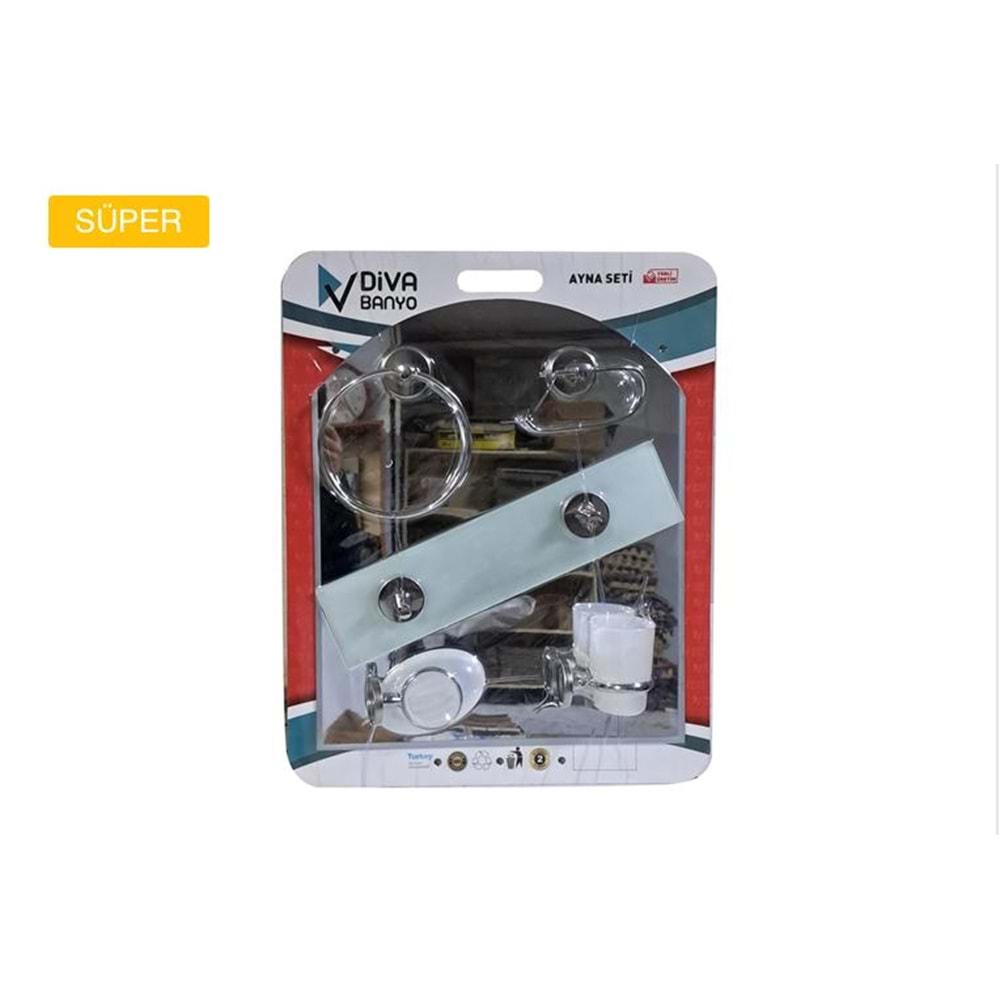 BANYO AYNA SETİ TAKIMI* 6 PARÇA