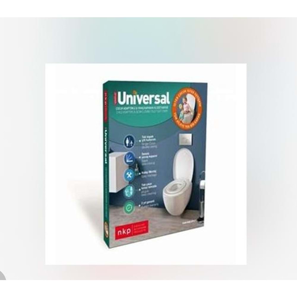 NKP ÜNİVERSAL ÇOCUK ADAPTÖRLÜ YAVAŞ KAPANAN KLOZET KAPAĞI