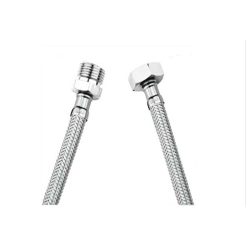50CM 3/8 3/8 NİPELLİ ÇELİK SU FLEXİ