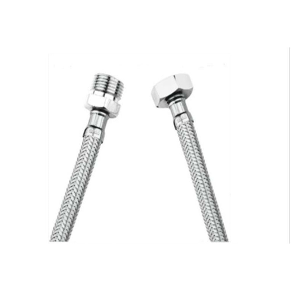 50CM 3/8 3/8 NİPELLİ ÇELİK SU FLEXİ