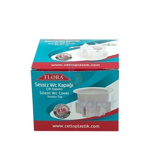 FLORA WC MATİK ÇİFT KAPAKLI -KUTULU