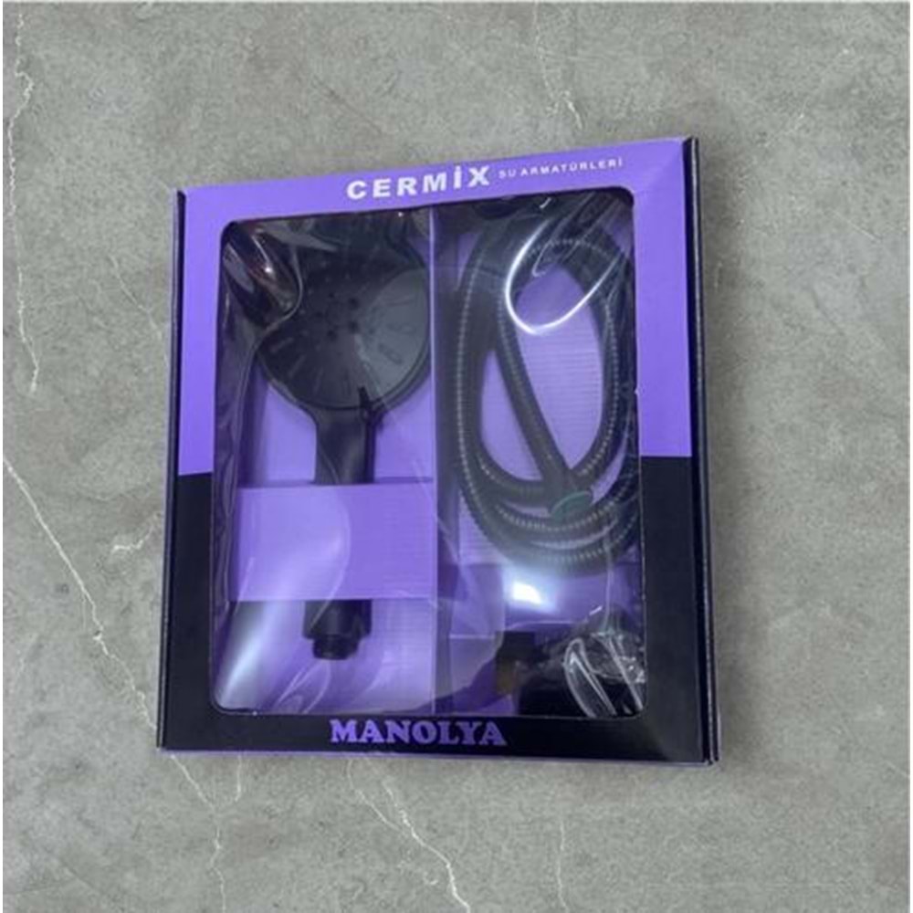 MANOLYA LÜX SİYAH DUŞ SETİ