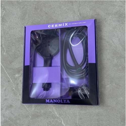 MANOLYA LÜX SİYAH DUŞ SETİ