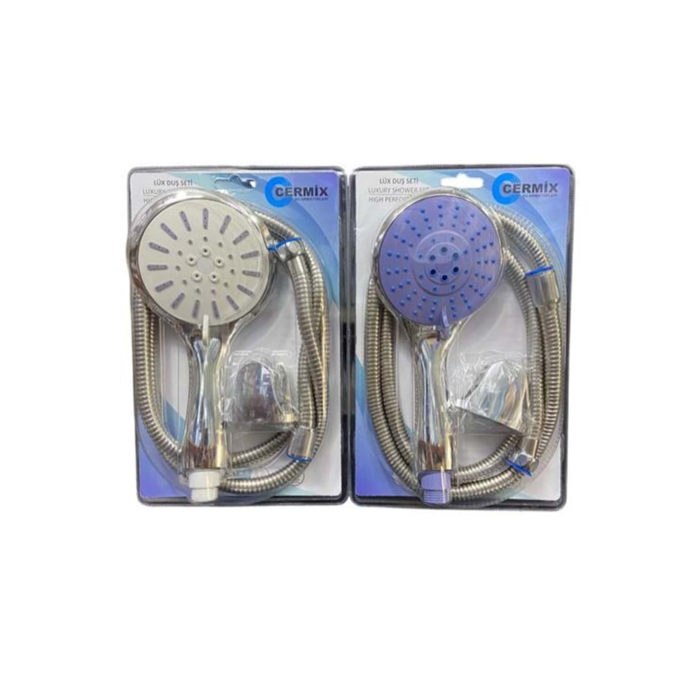 ZÜMRÜT BİLİSTER KROM DUŞ SETİ