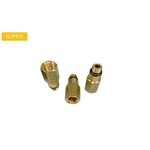 M8-M10 ECA UYUMLU UCU DÖNÜŞTÜRÜCÜ PİRİNÇ