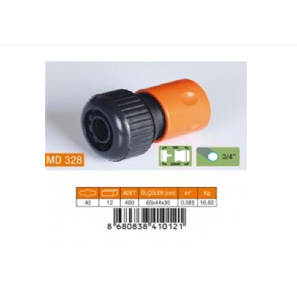 3/4 PLASTİK HORTUM ADAPTÖRÜ