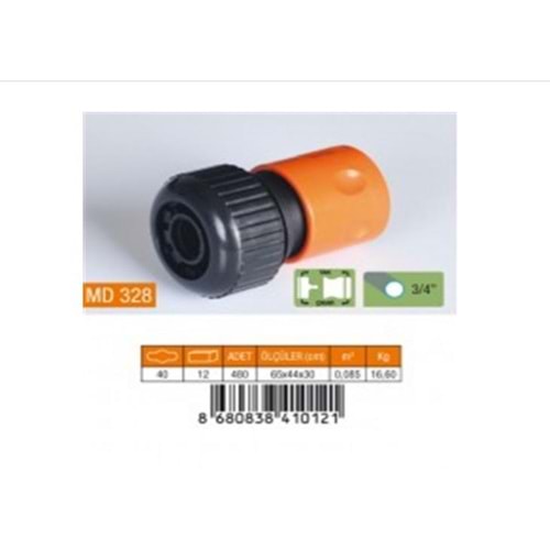 3/4 PLASTİK HORTUM ADAPTÖRÜ