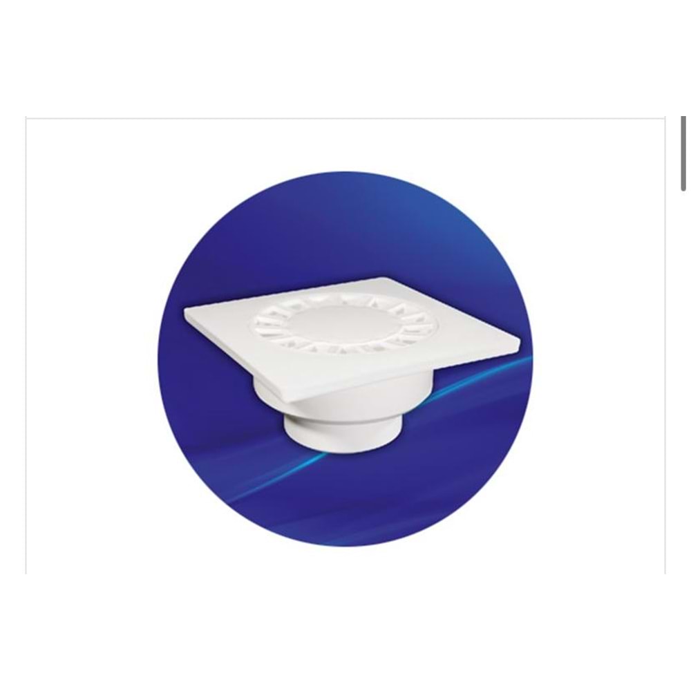 15*15 70 PALSTİK ALTTAN YER SİFONU