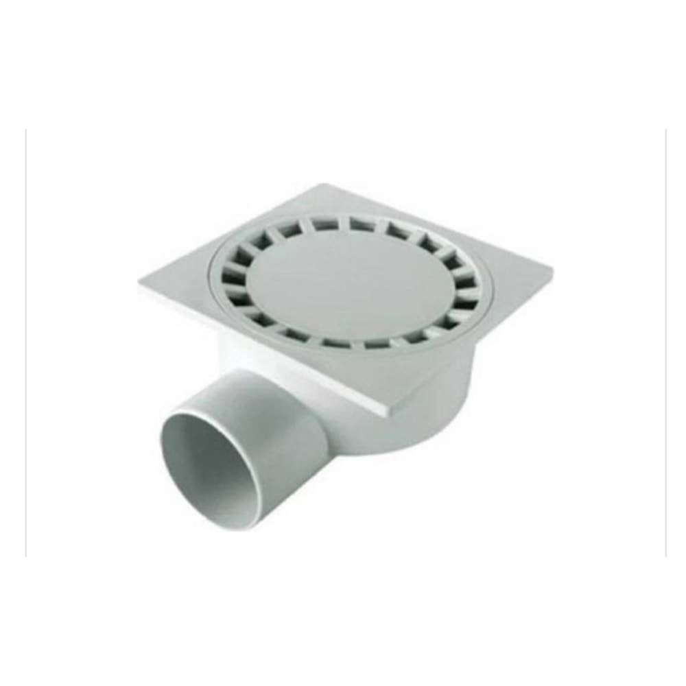 20*20-70 (ÇAMUR) PLASTİK YANDAN YER SİFONU