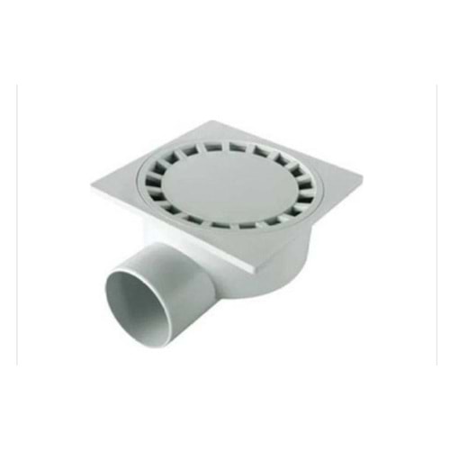 20*20-70 (ÇAMUR) PLASTİK YANDAN YER SİFONU