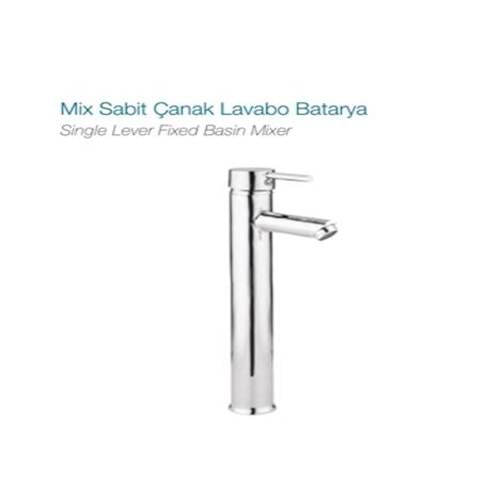 TRUVA ÇANAK MİX SABİT LAVABO BATARYASI