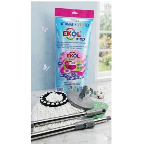 SPİN SAP SET 3 LÜ 360 EKOL MOP